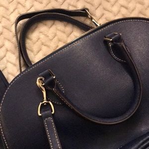 Dooney & Bourke Navy Saffiano Bag
